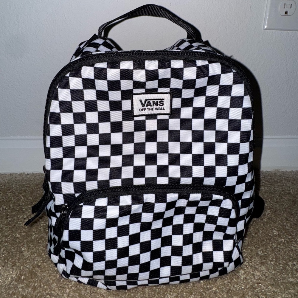 Vans Checkered Backpack Small/Medium Size - image 1